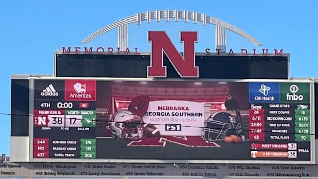 Nebraska 38, North Dakota 17